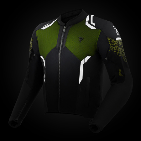 Kurtka Tekstylna Rebelhorn Jax Black/Fluo Yellow Xs