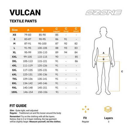 Spodnie Tekstylne OZONE Vulcan Black