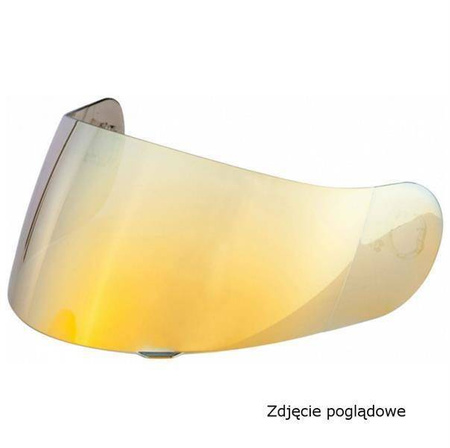 Szyba HJC HJ20M RST gold pinlock prepared (do kasku  IS-17 FG-17 FG-STC70)