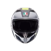 Kask Integralny AGV K3 Shade Grey/Yellow Fluo – Najnowsza Homologacja