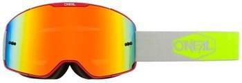 Gogle O'NEAL B-20 PLAIN Red/Neon Yellow