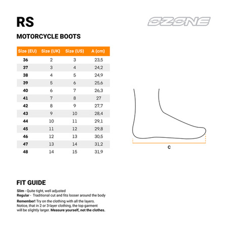 Buty motocyklowe sportowe OZONE Rs Black