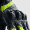 Rękawice Skórzane REBELHORN Viper Black/Grey/Fluo Yellow 