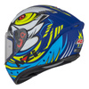 KASK MOTOCYKLOWY NZI TRENDY STREAM OCELO BLUE WHITE SKY BLUE MATT