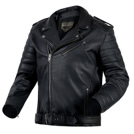 Kurtka Skórzana OZONE Ramones Modern Matt Black