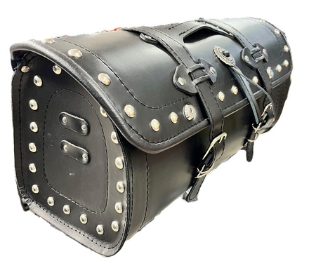 KUFER K04E 55CM ĆWIEKOWANY Z EMBLEMATEM + 2 ZAMKI