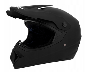 Kask Crossowy MPX MD-905 czarny mat