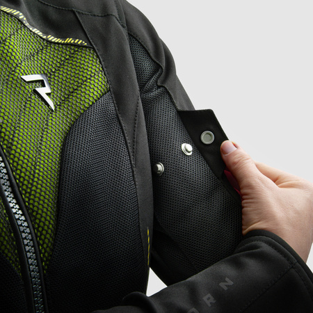 Kurtka Tekstylna Rebelhorn Jax Lady Black/Fluo Yellow