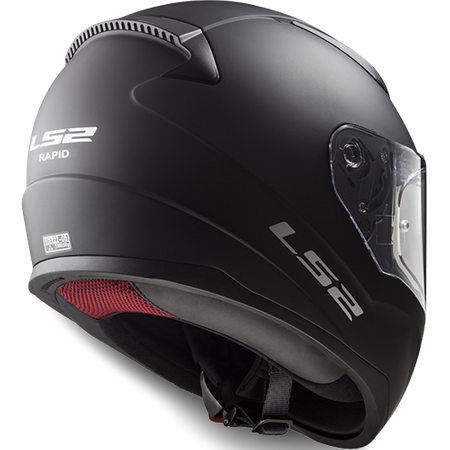 Kask motocyklowy integralny FF353 rapid solid black matt LS2