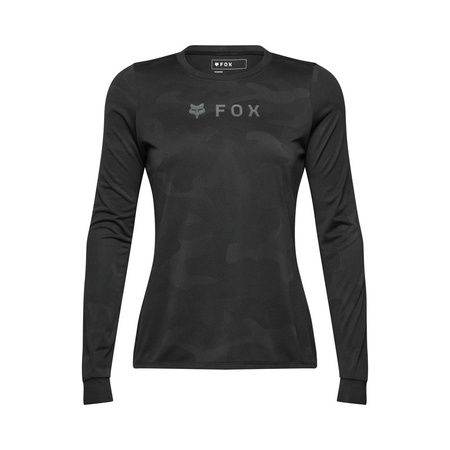 Koszulka Rowerowa Z Długim Rękawem Fox Lady Ranger Tru Dri Black