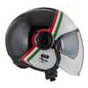 KASK MOTOCYKLOWY NZI RINGWAY 2 DUO SKYLINE BLACK WHITE ITALY