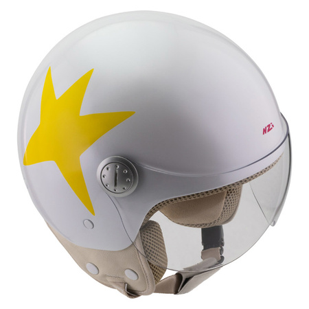 KASK MOTOCYKLOWY NZI PASARELA CONSTELACIÓN AMARILLA