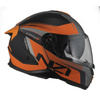 KASK MOTOCYKLOWY NZI COMBI 3 DUO DAILY BLACK ORANGE ANTRACITE MATT