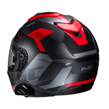 Kask motocyklowy szczękowy HJC I91 Carst Black/Red