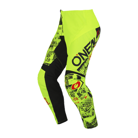 SPODNIE JUNIORSKIE O'NEAL ELEMENT ATTACK V.23 NEON YELLOW/BLACK