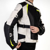 Kurtka Tekstylna OZONE Flow Lady Black/Grey/Fluo Yellow