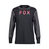 Koszulka Rowerowa Z Długim Rękawem FOX Junior Defend Taunt Black