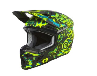 Kask motocyklowy off road O'NEAL 3SRS Assault V.24 Black/Neon Yellow