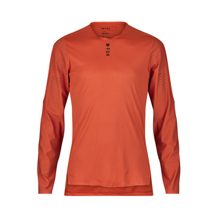 Koszulka Rowerowa Z Długim Rękawem FOX Flexair Pro Atomic Orange
