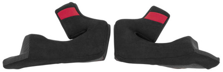 Wyściółka (policzki) NOLAN kolor czarny/czerwony, rozmiar L/M N104 ABSOLUTE