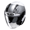 Kask motocyklowy otwarty na skuter/chopper'a HJC Rpha31 Chelet Silver/White