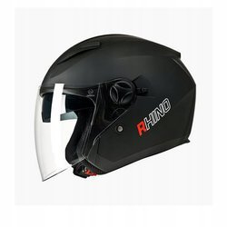 Kask motocyklowy otwarty skuter chopper RHINO TOURING Black Matt rozmiar XS