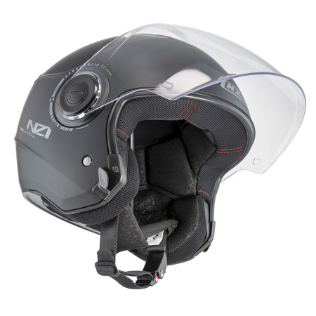 KASK MOTOCYKLOWY NZI CIVIC SOLID NOUVEAU MATT BLACK