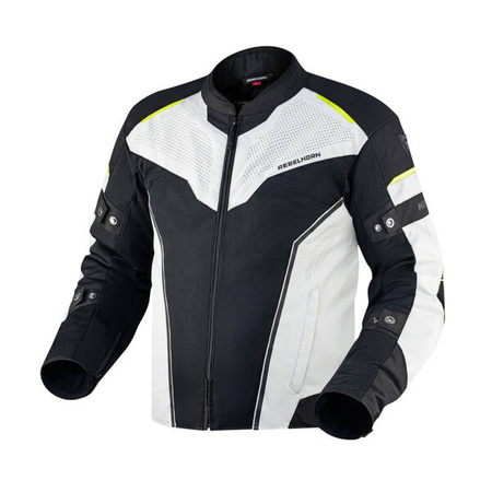 Kurtka tekstylna REBELHORN HIFLOW IV Black/Silver/Flo Yellow