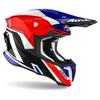 Kask motocyklowy off road AIROH Twist 2.0 Shaken Blue Gloss