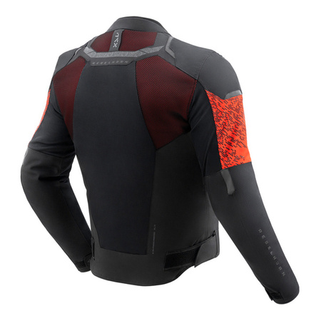 Kurtka Tekstylna REBELHORN Jax Black/Red