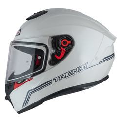 KASK MOTOCYKLOWY NZI TRENDY STREAM SOLID NOUVEAU WHITE