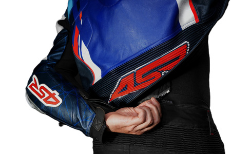 Kombinezon dwuczęściowy skórzany 4SR RR BLUE AR