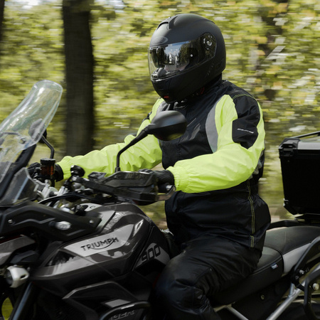 Kurtka Przeciwdeszczowa OZONE Marin Black/Fluo Yellow
