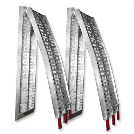 Najazdy aluminiowe składane komplet 2szt. nośność 680 kg SHARK