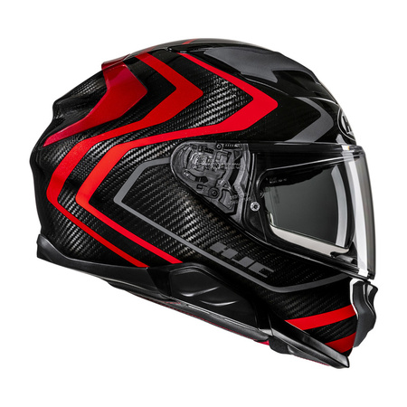 Kask Hjc F71 Carbon Nevio Black/Red 
