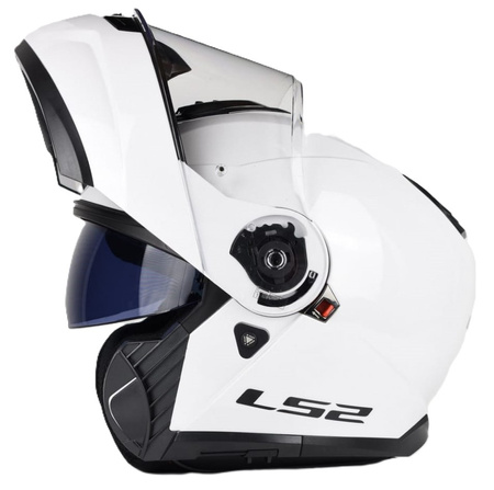 Kask motocyklowy szczękowy LS2 FF908 Strobe II Solid White