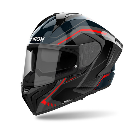 KASK AIROH MATRYX WIDE RED GLOSS XS