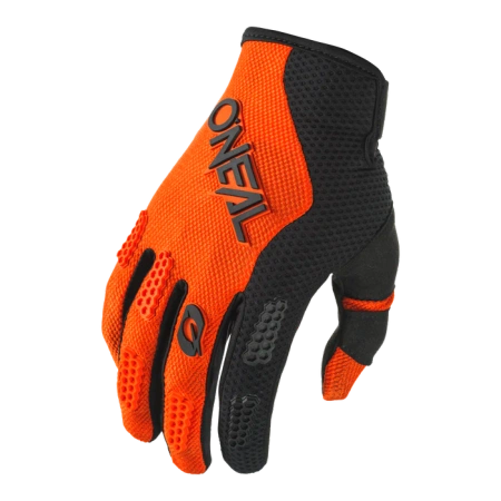 Rękawice O’NEAL ELEMENT Black Orange MX MTB Motocross Enduro Touchscreen