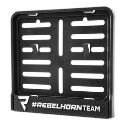 Ramka Na Rejestrację Motocykla Rebelhorn Team Black