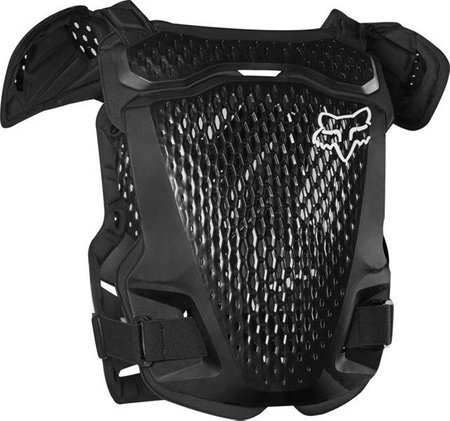 FOX Junior R3 Black - lekki buzer dziecięcy motocrossowy z certyfikatem CE