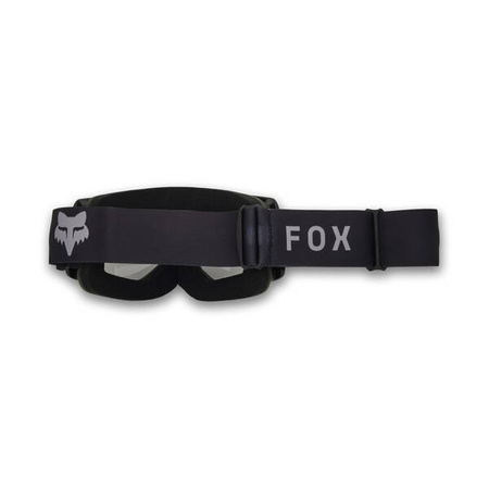 Gogle motocyklowe rowerowe FOX Main Sand Goggle Black przeźroczyste