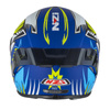 KASK MOTOCYKLOWY NZI TRENDY STREAM OCELO BLUE WHITE SKY BLUE MATT