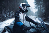 Kurtka motocyklowa turystyczna Trohn Modeka popielaty niebieski