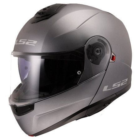 Kask motocyklowy szczękowy LS2 FF908 Strobe II Solid Matt Titanium