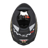 KASK MOTOCYKLOWY NZI TRENDY STREAM FLAG BLACK GOLD MATT