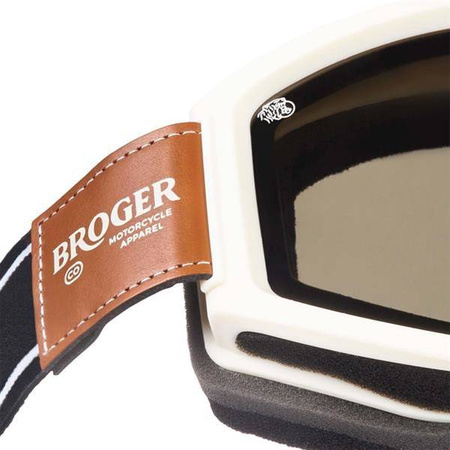 Gogle BROGER Montana White Matt/Black/Grey Os