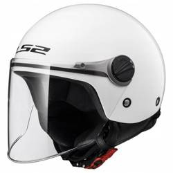 Kask motocyklowy otwarty dziecięcy LS2 OF575J WUBY Junior White