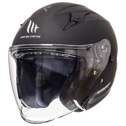 Kask motocyklowy skuterowy otwarty MT AVENUE SOLID Matt Black