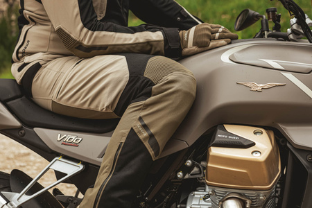 Kurtka motocyklowa Modeka Khao Air II piaskowy/khaki z membraną