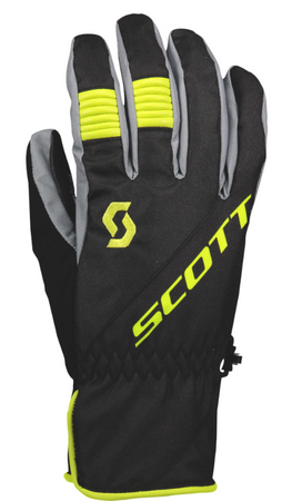 SCOTT Arctic GTX GORE-TEX Rękawice Zimowe Skuter Quad Czarny/Żółty Fluo